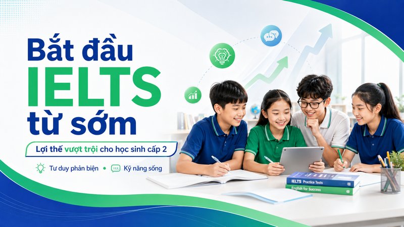 Tại Sao Cần Cho Con Học IELTS Sớm, Ngay Từ Cấp 2?