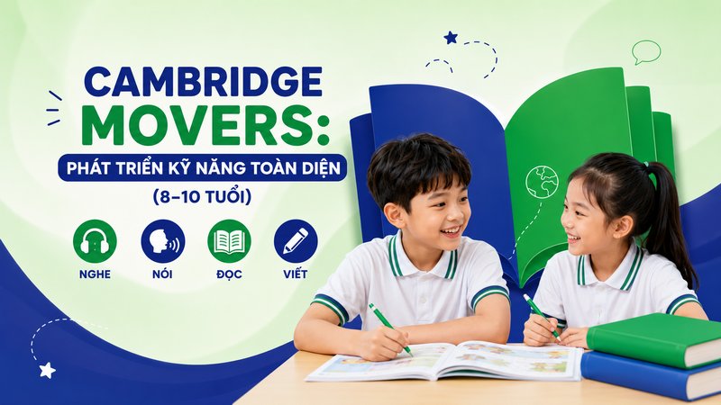 Cambridge Movers: Phát triển kỹ năng toàn diện (8-10 tuổi)