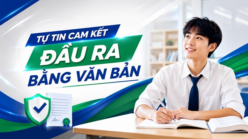 IELTS Cam Kết Đầu Ra & Học Lại Miễn Phí