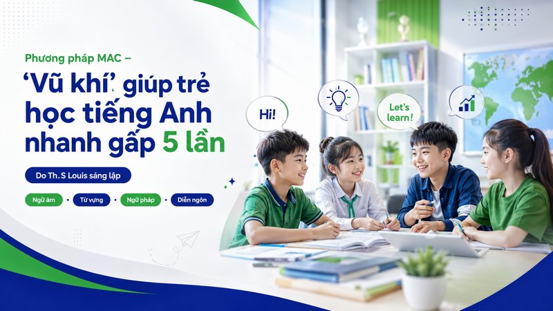 Đắc Thụ Ngôn Ngữ Gấp 5 Lần Với Phương Pháp Đa Phản Xạ Học Thuật MAC