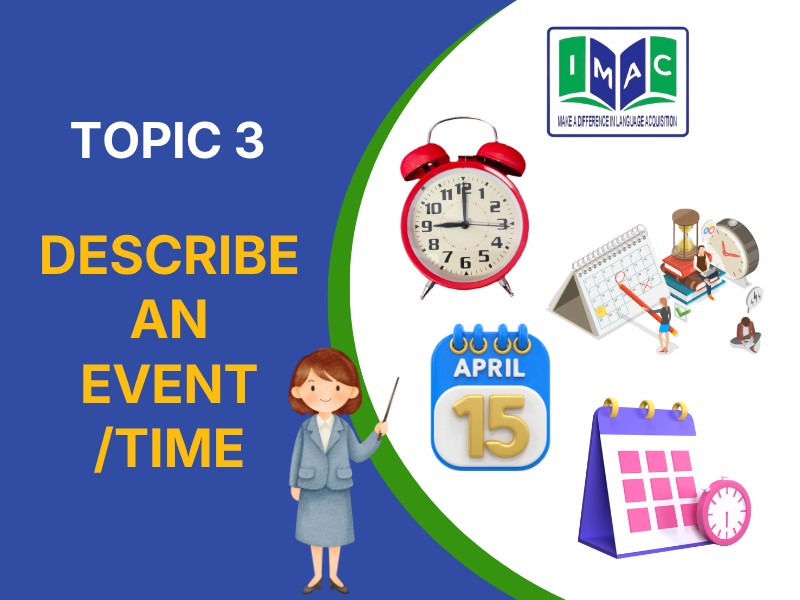 TOPIC 3 - DESCRIBE AN EVENTTIME