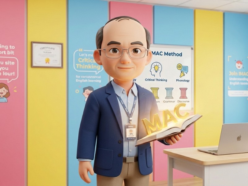 Th.S Louis - Giám đốc điều hành I-MAC, chuyên gia ngôn ngữ trực tiếp sáng lập Phương pháp Đa Phản Xạ Học Thuật MAC