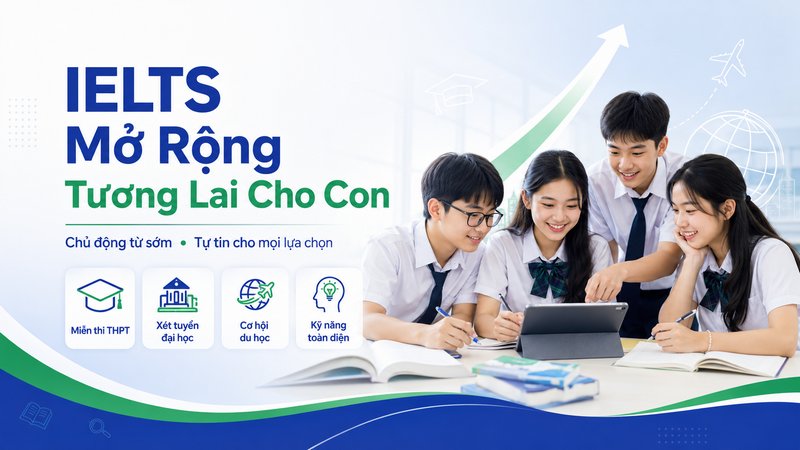 Tối Ưu Lợi Thế Vàng Của Chứng Chỉ IELTS Từ Sớm Cho Con
