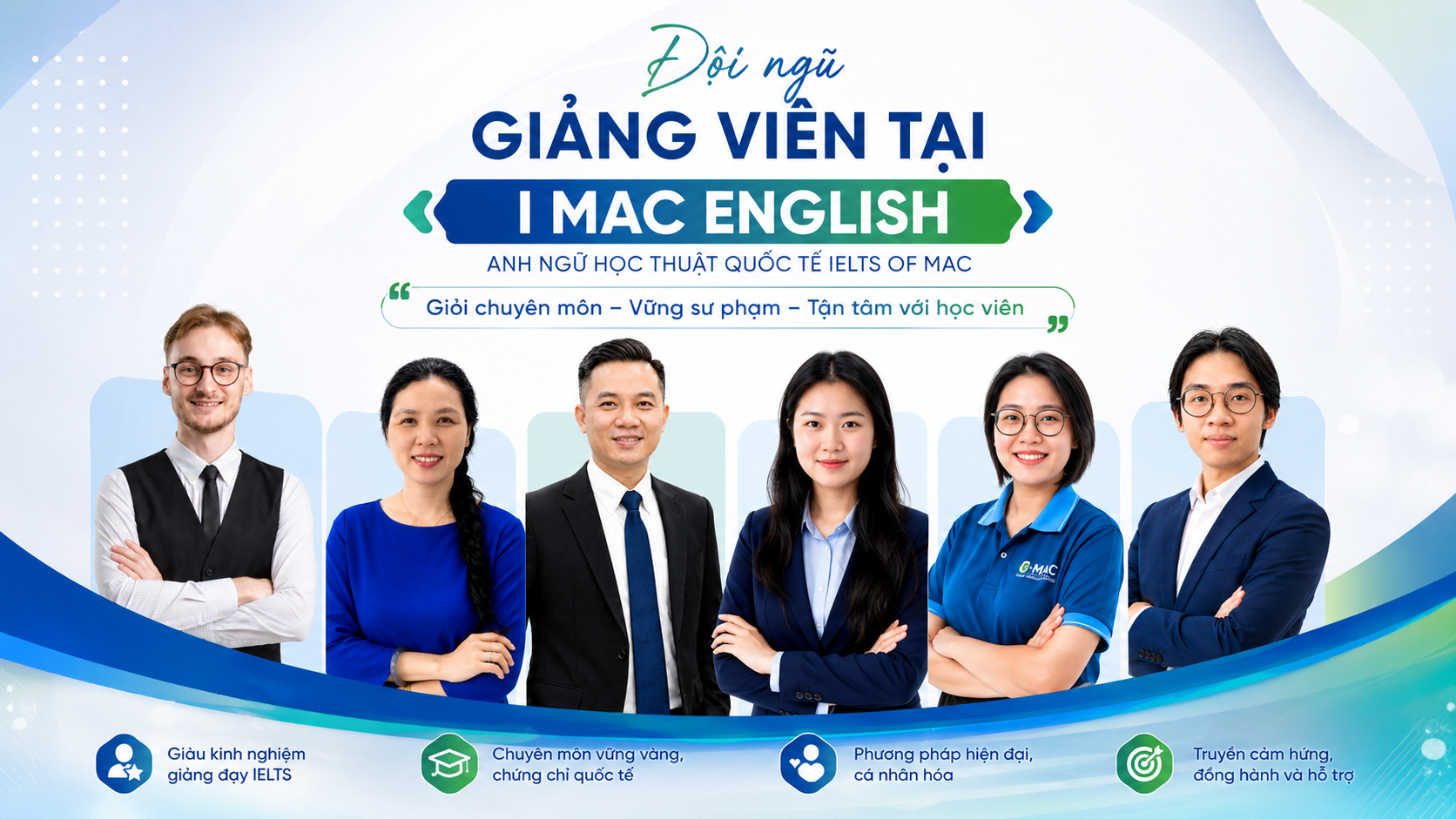 Giáo viên tại trung tâm anh ngữ I MAC Enghlish