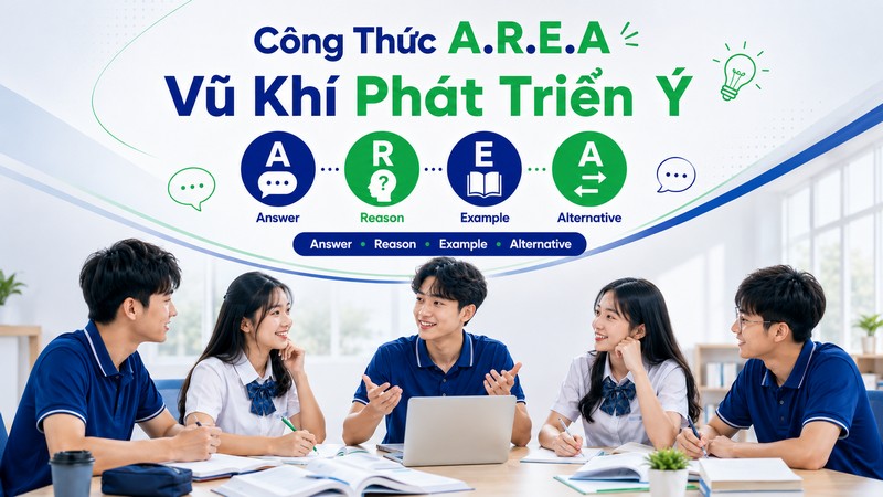 Công Thức A.R.E.A - "Vũ Khí" Phát Triển Ý Cho Mọi Chủ Đề