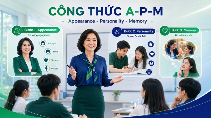 Công thức A-P-M (Appearance - Personality - Memory)