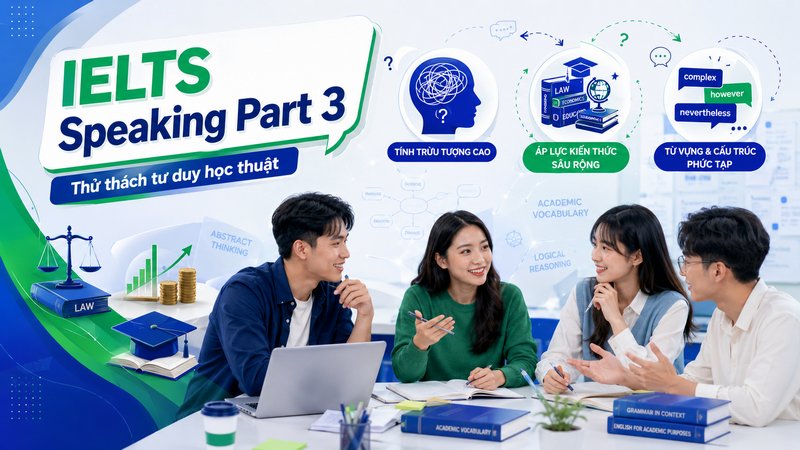 Vì Sao IELTS Speaking Part 3 Là "Cơn Ác Mộng" Của Nhiều Sĩ Tử?
