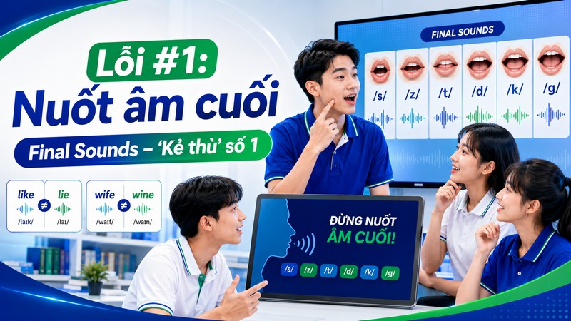 Lỗi #1: Nuốt âm cuối (Final Sounds)-"Kẻ thù" số 1