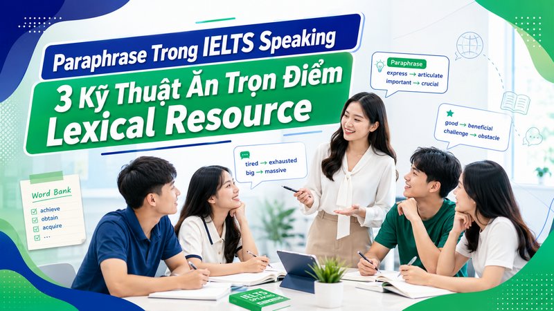 Paraphrase Trong IELTS Speaking