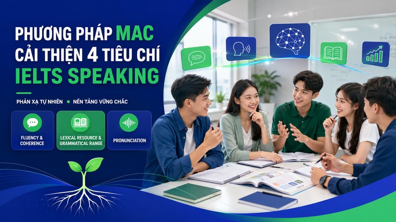 Phương pháp MAC Cải Thiện 4 Tiêu Chí IELTS Speaking