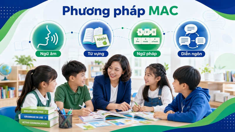 Phương pháp MAC: "Vũ khí" giúp bé đắc thụ từ vựng Movers gấp 5 lần